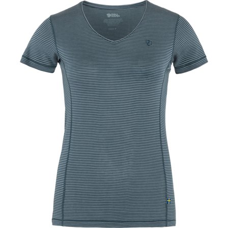 Fjällräven Abisko Cool T-Skjorte XL - female - Indigo Blue - T-Skjortes & tank Topps