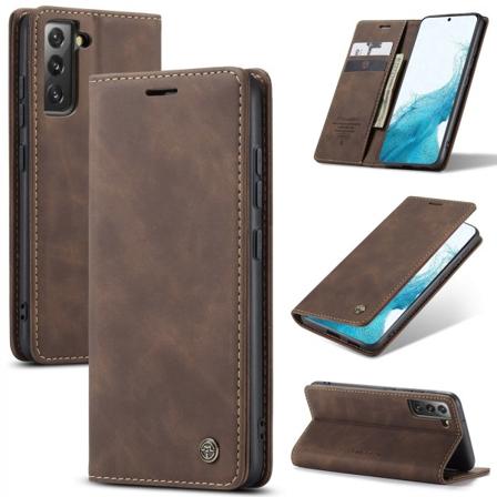 CaseMe Slim Pungetui Samsung Galaxy S22 Plus Brun
