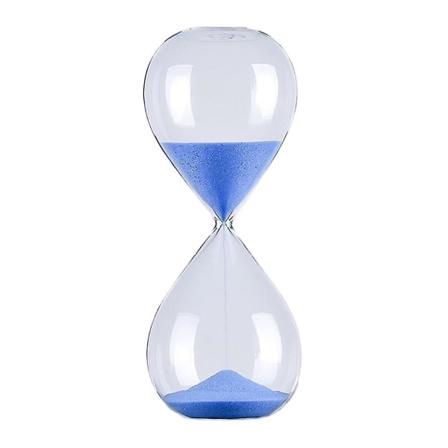 5/30/60 minutter Rund Sand Timer Personlighet Glass Timeglass Ornamenter Nyhet Tidsstyringsverktøy Blue 5 minutes