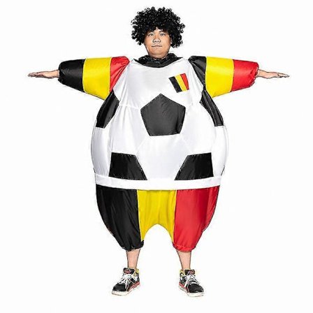 Fotball Oppblåsbar Bekledning Fotballkamp Landslag Oppblåsbare Klær Festival Party Maskotdrakt Halloween Cosplay Kostyme