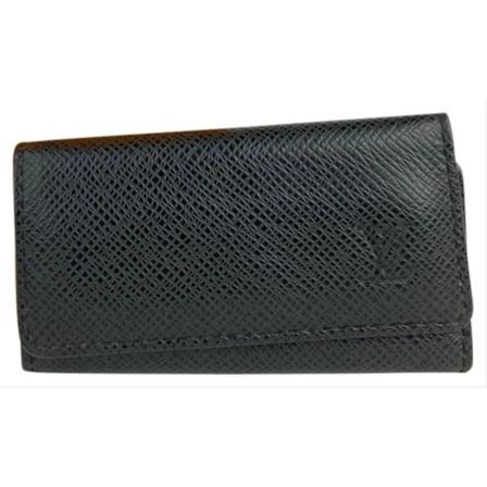 Louis Vuitton Vintage, Pre-owned Leather key-holders Blauw, Dames, Maat:ONE Size,leer