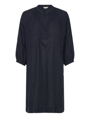 GANT Rel Linen Dress - Navy - 42