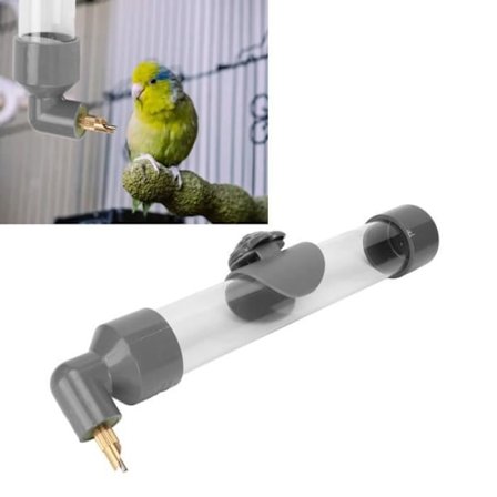 Fugle vanndispenser, automatisk vanningsenhet for papegøye (L grå) HB014 -hg