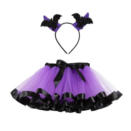 Layered Balett Tulle För Små Flickor Dark Purple L