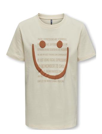 Kids Only Kobessex S/S Tee Box Jrs Kräm