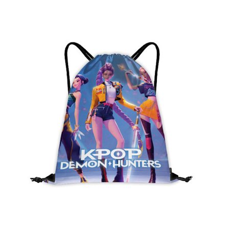Demon Slayer KPOP lærredsrygsæk, nem at få adgang til og behagelig at bære.