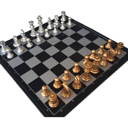 Magnetisk Sjakksett, Reisesjakkspill for Voksne og Barn