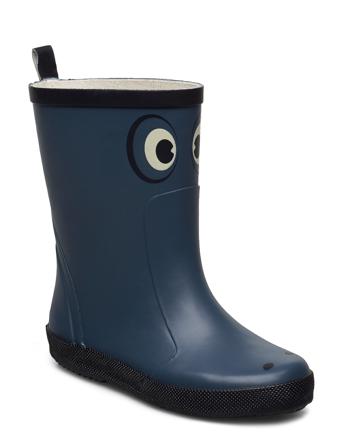 Wellies - Front Print Shoes Rubberboots High Rubberboots Unlined Rubberboots Blå CeLaVi
