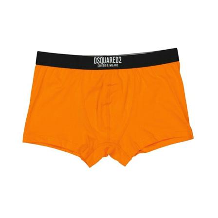 Dsquared2 Bottoms , Oranje , Heren , Maat: L BoxerKorte Broek