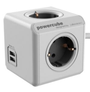 ALLOCACOC PowerCube extended usb - strømfordelerenhet