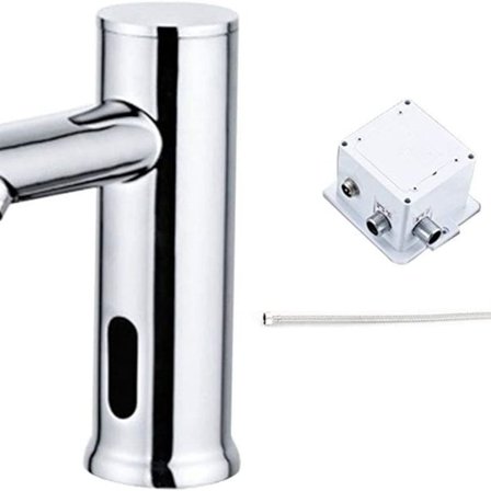 Automatisk elektrisk servantbatteri for kjøkken og bad