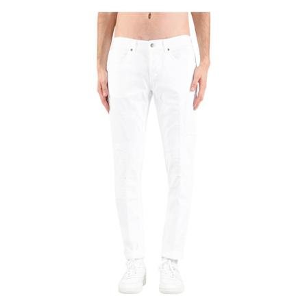 Dondup Jeans 5 Tas George , Wit , Heren , Maat: W30