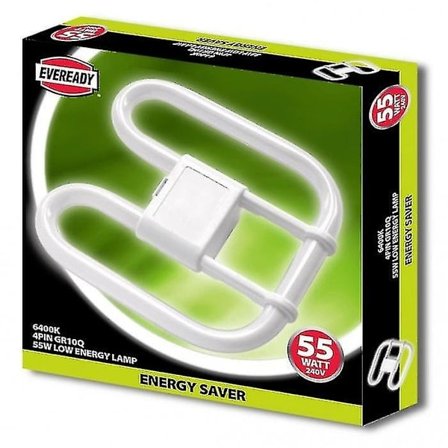 Eveready 55W 4-nastainen 2D-energiansäästölamppu