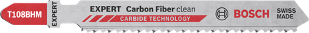 Bosch Expert T108BHM Carbon Sticksågsblad 3-pack, Maskintillbehör & förbrukning