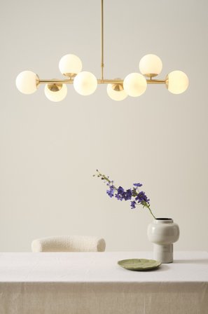 Jotex - EKMAN taklampe Messing/opalglass - Kjøp Taklamper hos Jotex