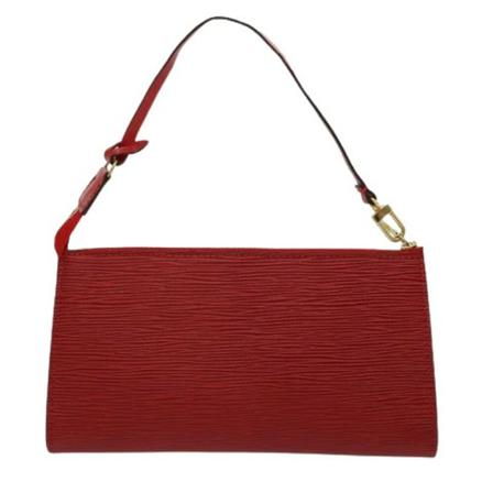 Louis Vuitton Vintage, Pre-owned Leatherpouches Rood, Dames, Maat:ONE Size,leer