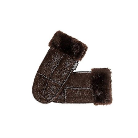 Foldbare fåreskinds handsker til kvinder til vintervarme 2023