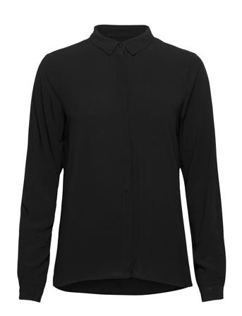 Freedom Ls Shirt Langermet Skjorte Svart Soft Rebels