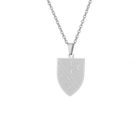 Bosniske vedhæng i rustfrit stål halskæder til kvinder mænd guld farve sølv farve charme Bosna smykker mode kort kæde