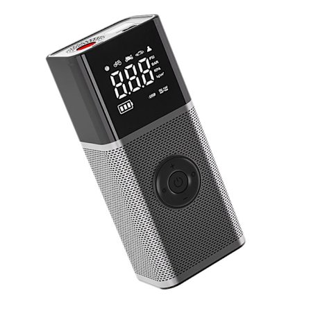 Mini Portabel Luftkompressor 6000mAh Batteri USB Uppladdningsbar Bildäckspump 150PSI/10.3Bar/12V/120W med LED-belysning