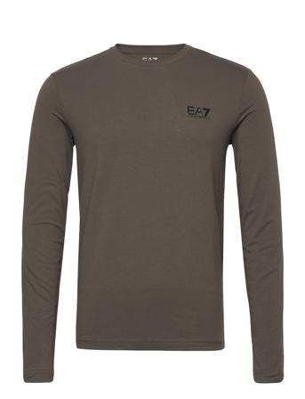 T-Shirt T-Langærmet Skjorte Khakigrønn EA7