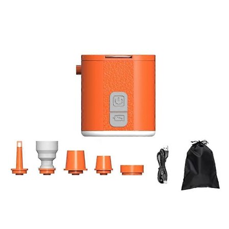 GIGA PUMP TINY 3-i-1 Minipump Portabel Inflator för Camping Sovmadrass Pump för Enkel Användning