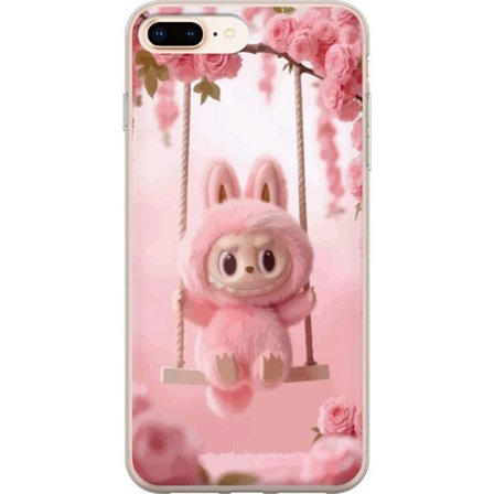 Kompatibelt Mobilskal till Apple Apple iPhone 7 Plus Monsterfigur söt kanin med rosa kinder