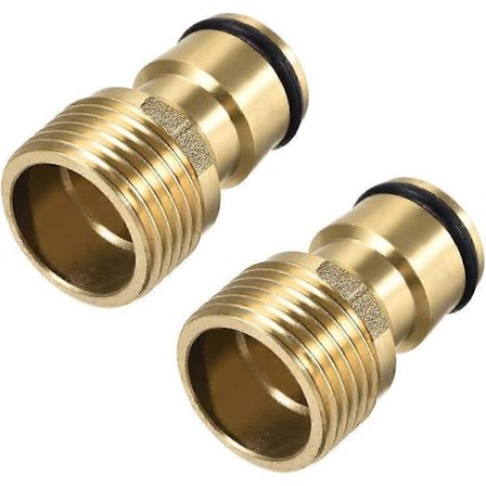 Messing Vandhane Hurtigkobling G1/2 Han Gevind Slange Rør Socket Adapter MCF