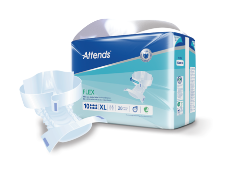 Attends Flex 10, X-Large, 20 stk.