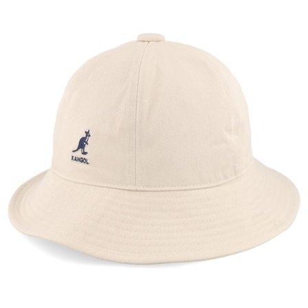 Kangol - Beige bucket Hatt - Washed Casual Khaki Bucket @ Hatstore