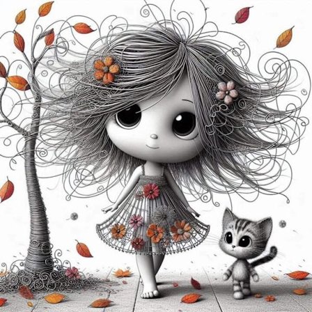 Höst Poster Barn 30x40 cm