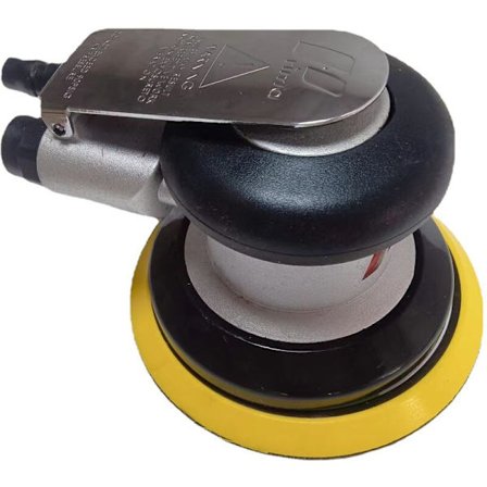 1 st Professionell Pneumatisk Excenterslip, Högpresterande Dubbelverkande Luft Mini Polermaskin, 9500RPM (125mm)