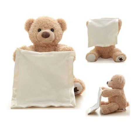 Titte-bøh Bamse - 30 cm - Talende {yh}