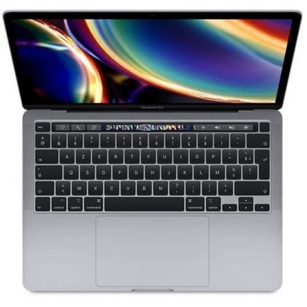 MacBook Pro Touch Bar 13" Core i5 2 Ghz 16 Gt 512 Gt SSD Space Grey (2020) - Uusi akku - Kunnostettu - Hyvä kunto - Refurbished Grade C