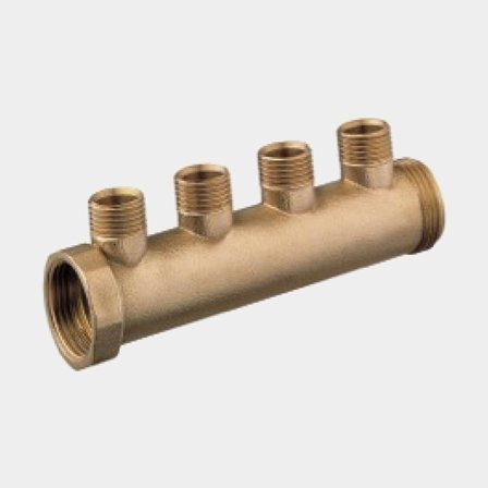 Förgrening, fyrvägs 3/4" - 4 x 1/2"