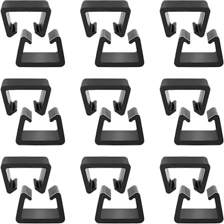 18 stk. Udendørs Patio Wicker, Møbeljusteringsklips Patio Rattan Møbelklips Plastik Sofa Fasteners Klips Sektionsforbindelse Til Rattanstole