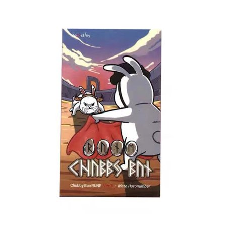 Chubby Bun Rabbit Rune Divination Cards