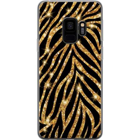 Samsung Galaxy S9 Deksel / Mobildeksel - Gull & Glitter