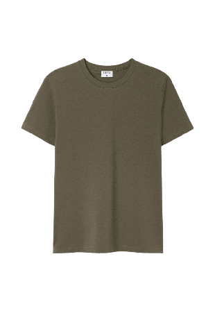 Filippa K Stretch Cotton Tee T-shirts Herr Grön M