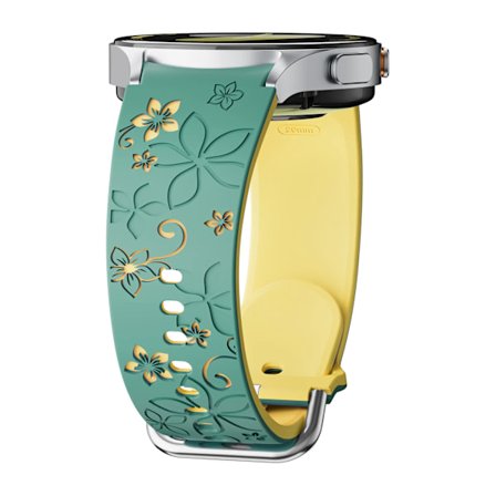 Graverat silikonarmband för Samsung Galaxy Watch 7 FE/6 4 Classic/5 Pro 45 Utan Glipor Sportarmband Galaxy Watch 7 Armband 44mm 40mm