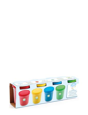4 Tubs Of Play Dough Toys Creativity Drawing & Crafts Craft Play Dough Monivärinen/Kuvioitu Djeco