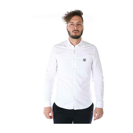 Kenzo, Logo Shirt Wit, Heren, Maat:M