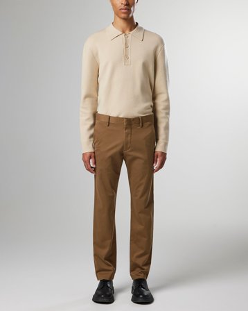 NN.07 Theo 1420 Chino Male Brown Organic Cotton