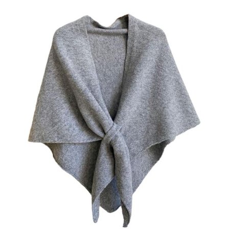 Cashmere trekantssjal til kvinder – Varmt, langt sjal, perfekt til fester og vinterbrug