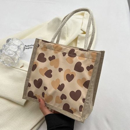 Lunchlådeväska Bärväska KHAKI DRIDSLÄCKSTYL DRÄCKSLAGSSTIL - spot sales