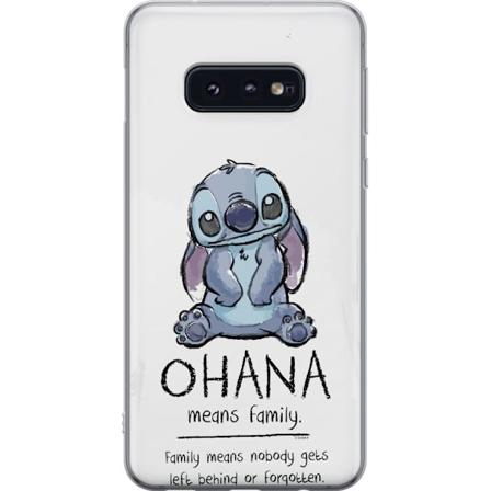 Samsung Galaxy S10e Genomskinligt Skal Stitch Ohana