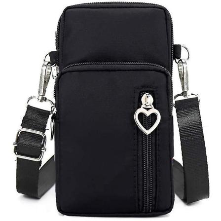Telefonväska Plånbok Crossbody Väska Lätt Rymliga Fack Smartphone Sport