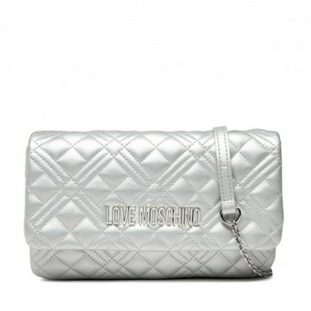 Moschino, Handbags Grijs, Dames, Maat:ONE Size