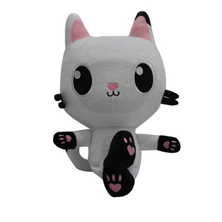 Gabbys dockskåp 25 cm leende kattplyschleksak