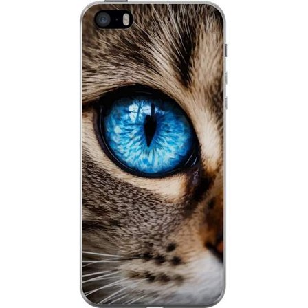 Yhteensopiva Puhelinkuori Apple iPhone 5s Värikäs spiraaligalaksi avaruudessa tähtien, sumujen ja kosmisen valon kanssa